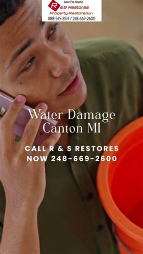 Water Damage Restoration Canton Mi Call R & S Restores