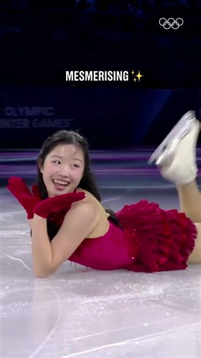 Moving with grace! 💫 Nakai Ami with an elegant performance at #MilanoCortina ⛸️#Olympics