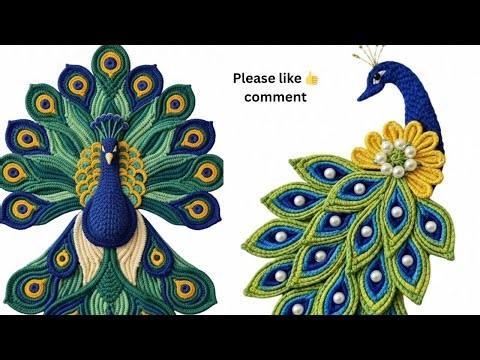 Macrame Peacock new wall hanging (part-1)/How to make macrame peacock/#macrame/#shorts/#yt/#ytshorts
