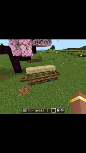 Minecraft Crafting Table Tutorial 😱 | Easy Bench Trick #shorts