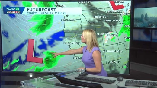 What's the weather forecast for spring break across California?