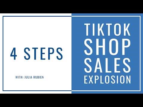 The 4 Steps to Explode Your TikTok Shop Sales in 2026 with Julia Rubien
