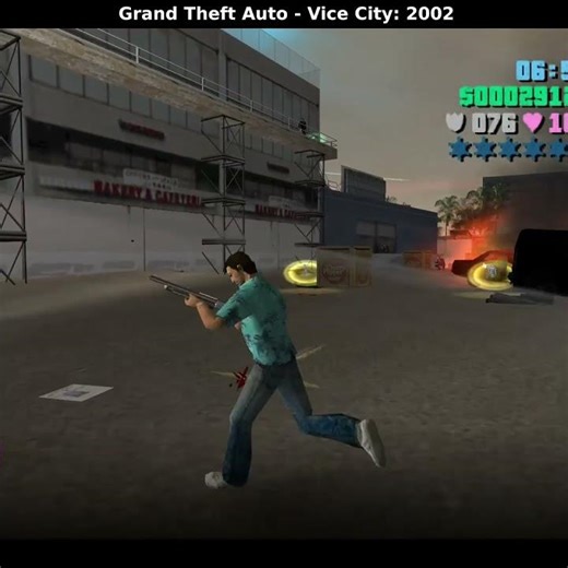 Grand Theft Auto: Vice City (2002) Exploding Barrels