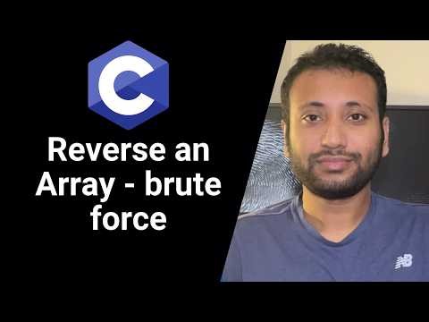 C programming Bangla Tutorial 5.201 : Reverse an array