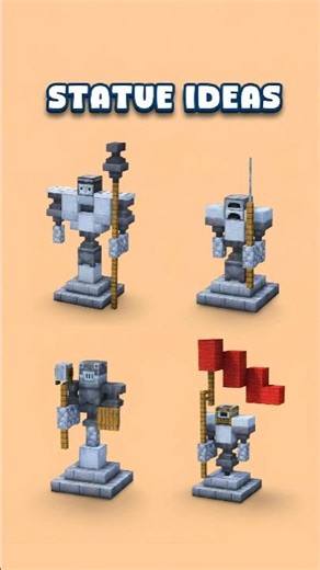 Minecraft Mini Statues 🗿