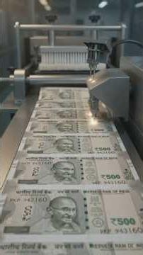 ₹500 का नोट कैसे बनता है?#IndianCurrency #RBI #CurrencyPrinting #MoneyPrinting #500RupeeNote