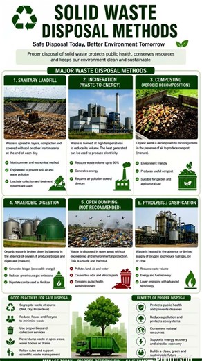 Different Methods of Solid waste Disposal #socialpharmacy