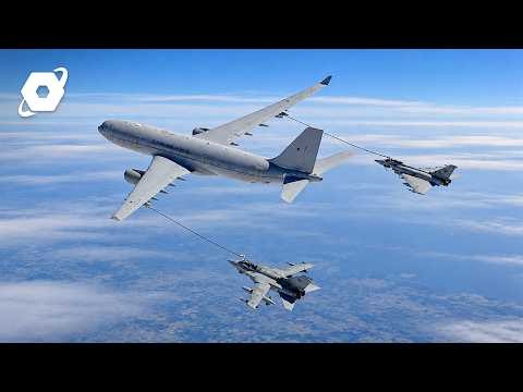 How the RAF Refuels Fighter Jets at 400 MPH | RAF Voyager