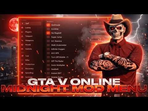 ⚡ MIDNIGHT MOD MENU 2026 | Money Drop + Protections + Lua Scripts | GTA 5 Online Free 🛡️
