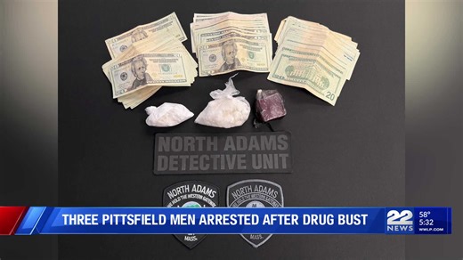Three arrested in North Adams with over 200 grams of narcotics after traffic stop