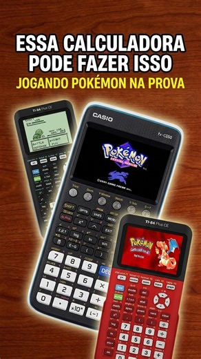 DESBLOQUEARAM A CALCULADORA E JOGARAM POKÉMON!