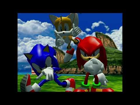Sonic Heroes PS2 Gameplay (with bad Component to HDMI)