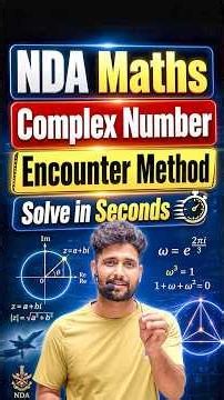 NDA Maths Complex Number | Cube Root of Unity Questions Trick | Algebra Shortcut