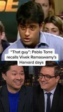 'That guy': Pablo Torre recounts Vivek Ramaswamy’s Harvard days