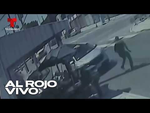 Auto irrumpe en restaurante de Los Ángeles y provoca momentos de pánico