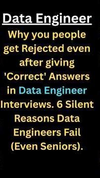 Why Good DATA ENGINEERs Fail Interviews (Hidden Traps) and Here’s How to Pass the INTERVIEWS #shorts