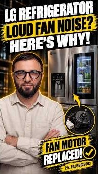 LG Refrigerator Making a Loud Noise? Evaporator Fan Motor Replacement | LFXS26596S/10 EAU63923603