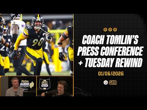 Coach Tomlin's Weekly Press Conference + Tuesday Rewind | SNR Drive (Jan.6) | Pittsburgh Steelers