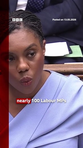 Tory leader Kemi Badenoch says UK PM Keir Starmer is "in office, but not in power". #BBCNews