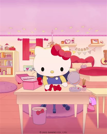 New year reset with Hello Kitty🪞🎀 | Hello Kitty