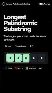 Longest Palindromic Substring | LeetCode 5 - 3 Ways Explained