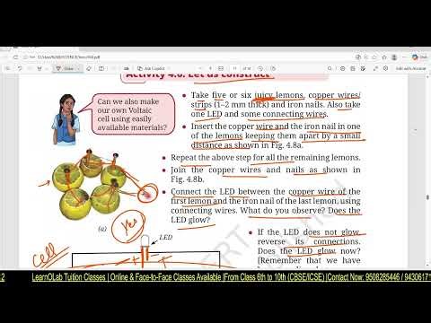 Grade 8 Science Curiosity Chapter 4 Electricity Magnetic and Heating Effects | Part 4