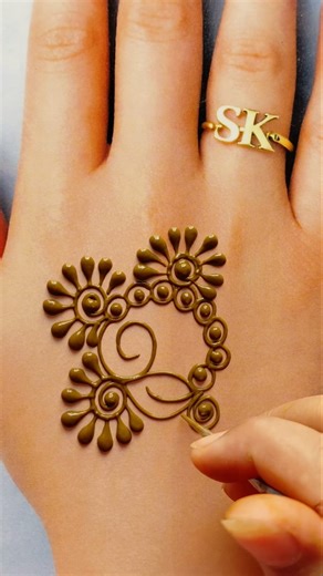 Easy And Simple Mehndi Design | Simple Arabic Mehndi Design #mehndi #skmehandi