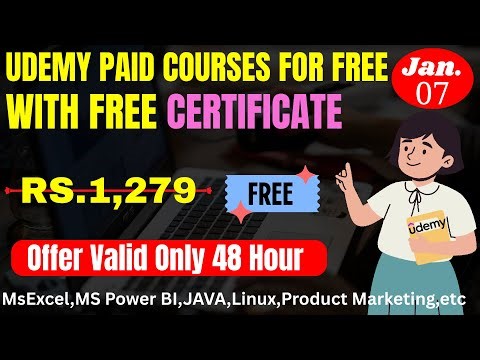 TOP 💰 FREE Udemy Courses with Certificate (10 Courses!) - Don't Miss Out! (3 Day Deal)