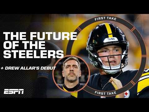 Aaron Rodgers' role in Drew Allar's development as Steelers QB 🏈 | First Take