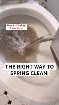 The Right Way To Spring Clean!