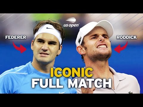 ICONIC FULL MATCH - Roddick vs Federer 2006 F