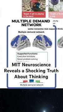 MIT Neuroscience Reveals a Shocking Truth About Thinking