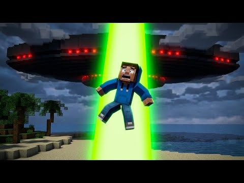 ALIEN ABDUCTION - Crimson Block (Minecraft Animation)