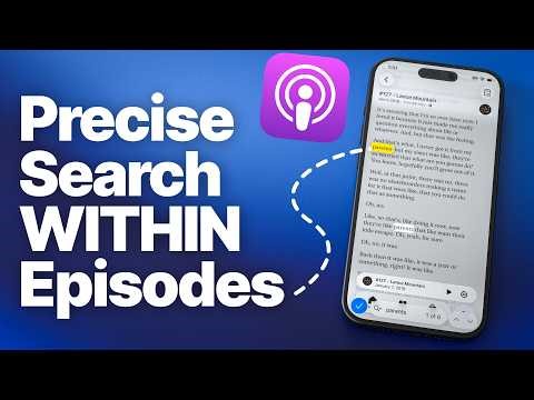 How to Find, Play & Share Podcast Moments on iPhone (Apple Podcasts)