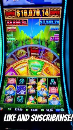 Minor Jackpot de 500 en Huff n Puff en Yaamava Casino #casino #jackpot #slot #gambling #shorts