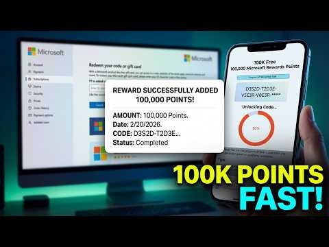 How to Get FREE Microsoft Rewards Points in 2026 ⚡ (Fast & Working)