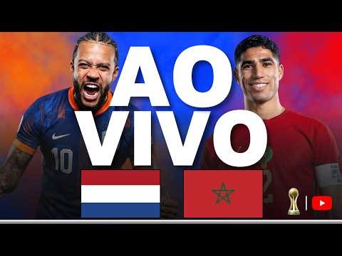 ⚽ HOLANDA X MARROCOS - COPA DO MUNDO 2026 - FUTEBOL (PRÉ JOGO)