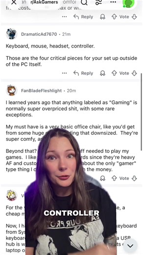 I asked on @Reddit - What gaming gear do gamers actually need? #gaming #reddit