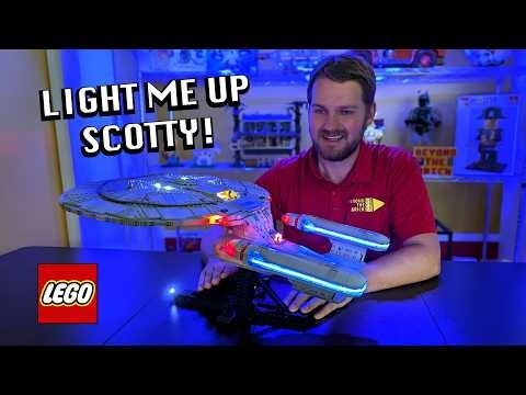 The Ultimate Upgrade! LEGO USS Enterprise with Light My Bricks