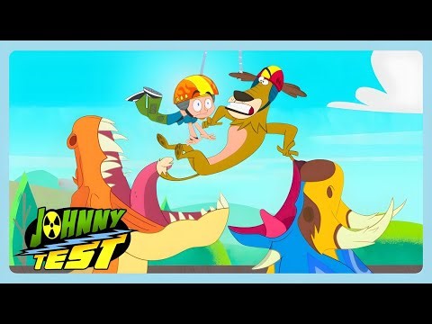 Johnny Test - Dino Battle! Evolution Gone Wrong! | Funny Cartoons for Kids | WildBrain Max