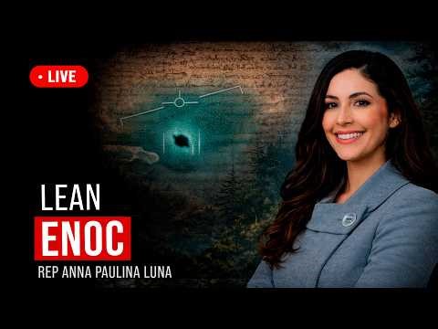 TRUMP afirmó haber visto documentos ovni impactantes y la Rep Luna sugiere leer el libro de ENOC!