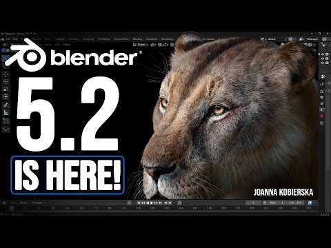 Blender 5.2 - New Features Are Amazing!