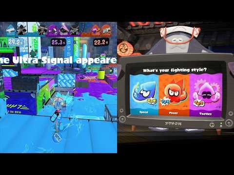 Splatoon 3 - Splatoon Raiders Collab Splatfest Gameplay (What's your fighting style?) [Team Speed]