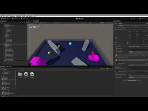 #4 Unity Project: Roll-a-Ball - Displaying Score and Text & Adding AI Navigation