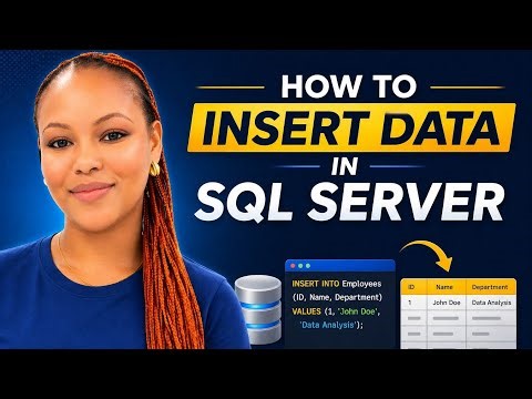 Inserting data into a Table in SQL | How to Use INSERT INTO (Beginner Guide)
