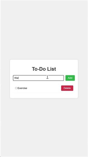 To Do List App Tutorial for Beginners #coding #webdevelopment #shorts