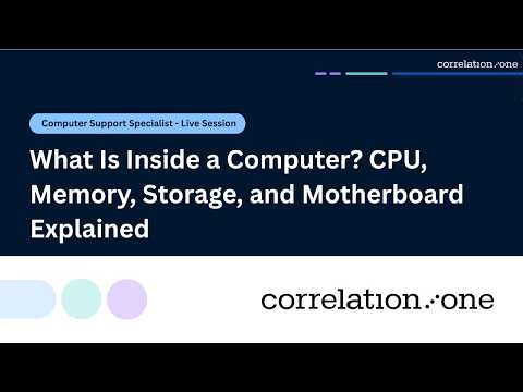 What Is Inside a Computer? CPU, Memory, Storage, and Motherboard Explained