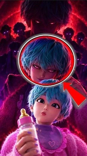 Baby Saja’s Darkest Secret EXPOSED in K-Pop Demon Hunters 👶😱 #kpop #viral Sub-2.65k #shorts