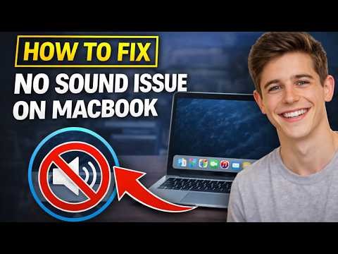 How To FIX No Sound Issue On MacBook (EASY) 2026