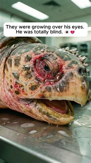 Removing 20lbs of barnacles from this turtle. (Satisfying) 🐢🛠️ #shorts #animalrescue #ocean